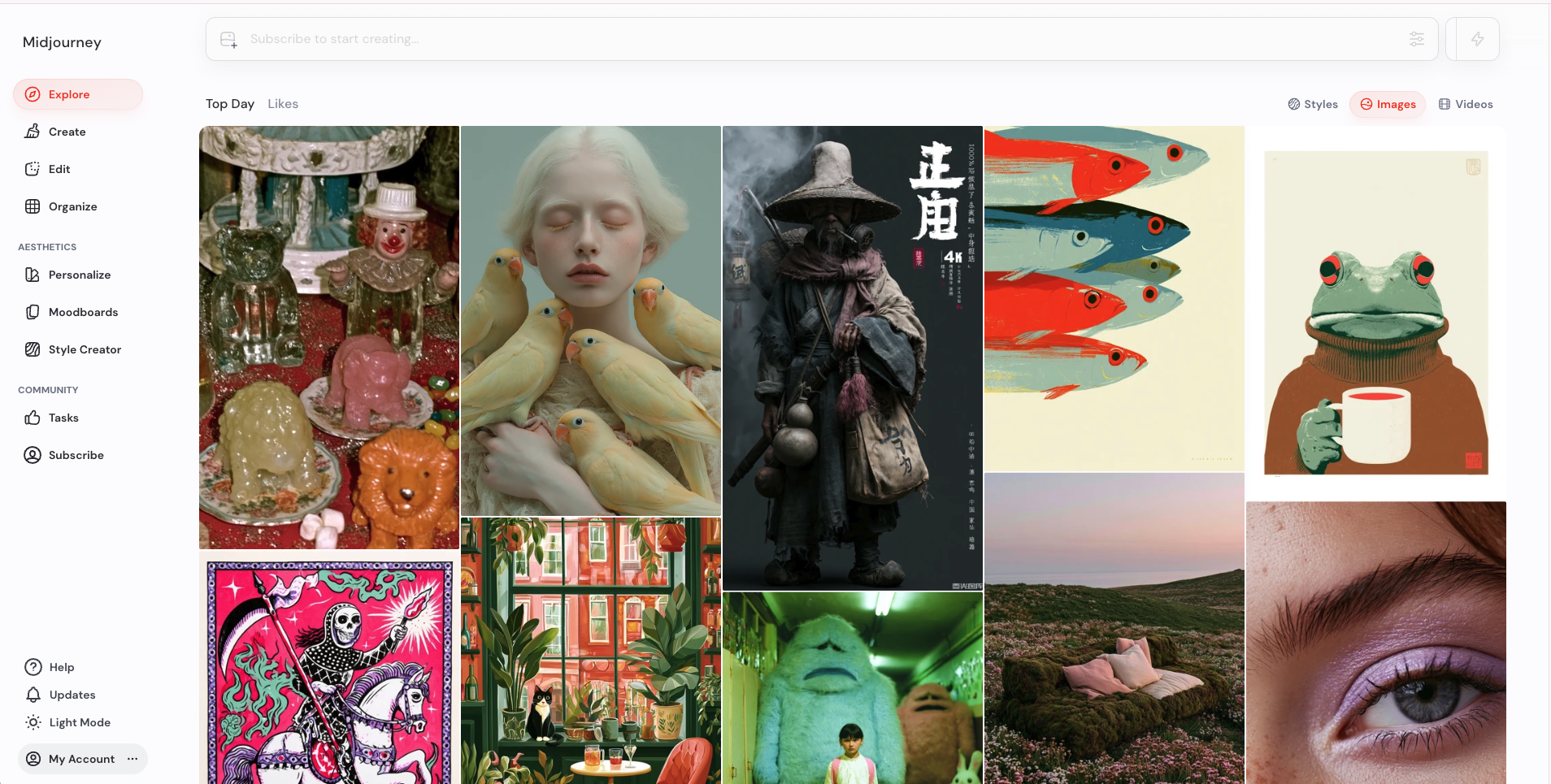 Midjourney — distinctive AI image generation favored by artists and creative directors.
