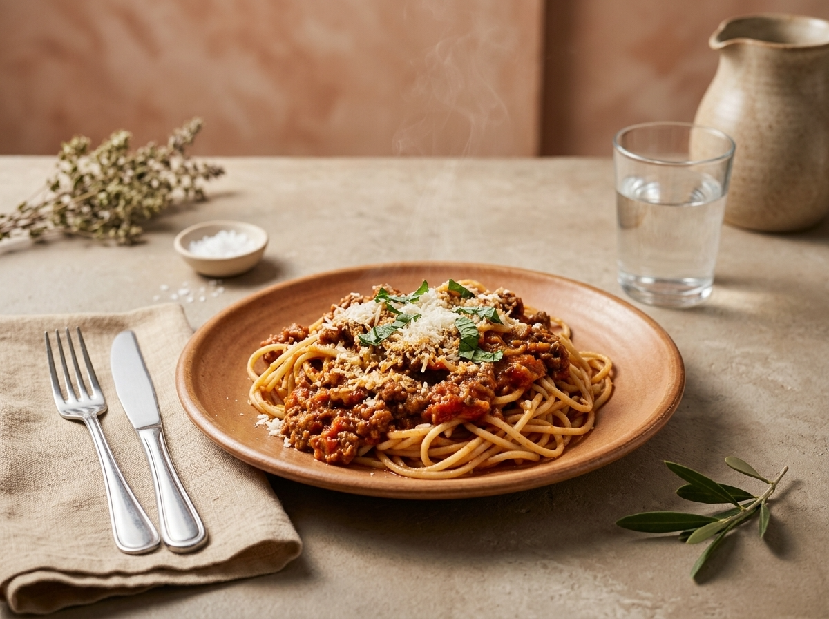 AI food photography — terracotta surface lifestyle food shot