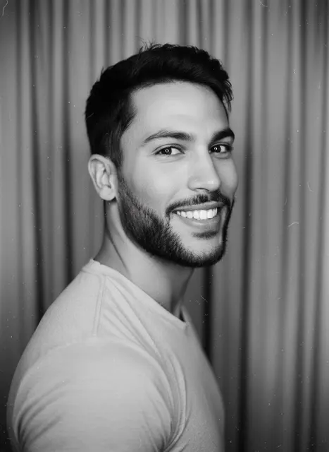 Vintage B&W Photobooth Soft